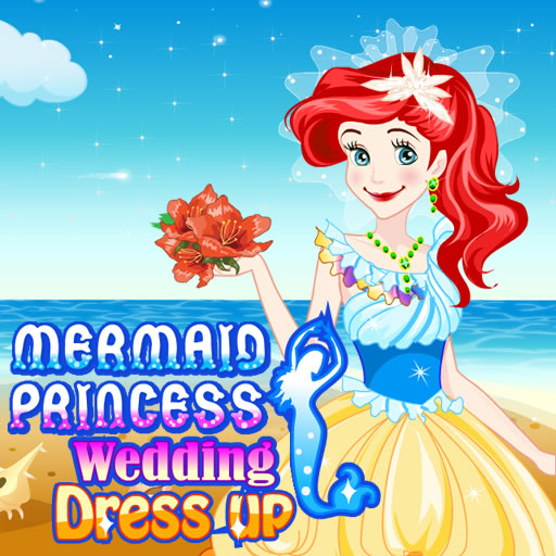 Mermaid Princess Wedding Dress up