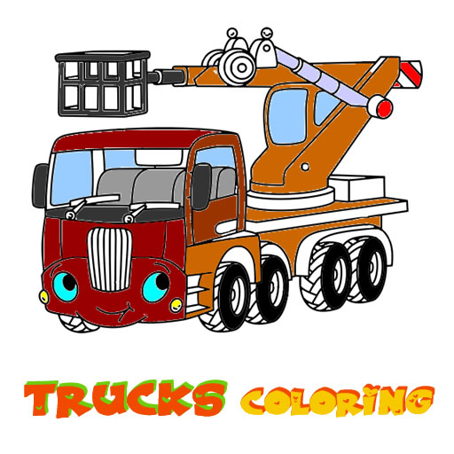 Funny Trucks Coloring