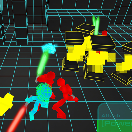 Stickman Neon Warriors: Sword Fighting