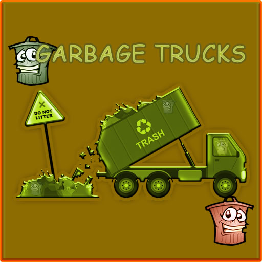 Garbage Trucks - Hidden Trash Can