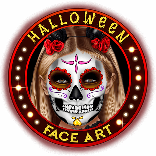 Kylie Jenner Halloween Face Art