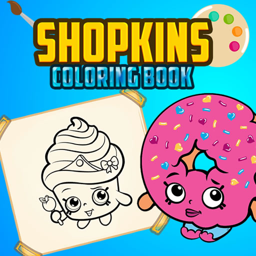 Shopkins Coloring Book