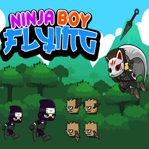 Ninja Boy Flying